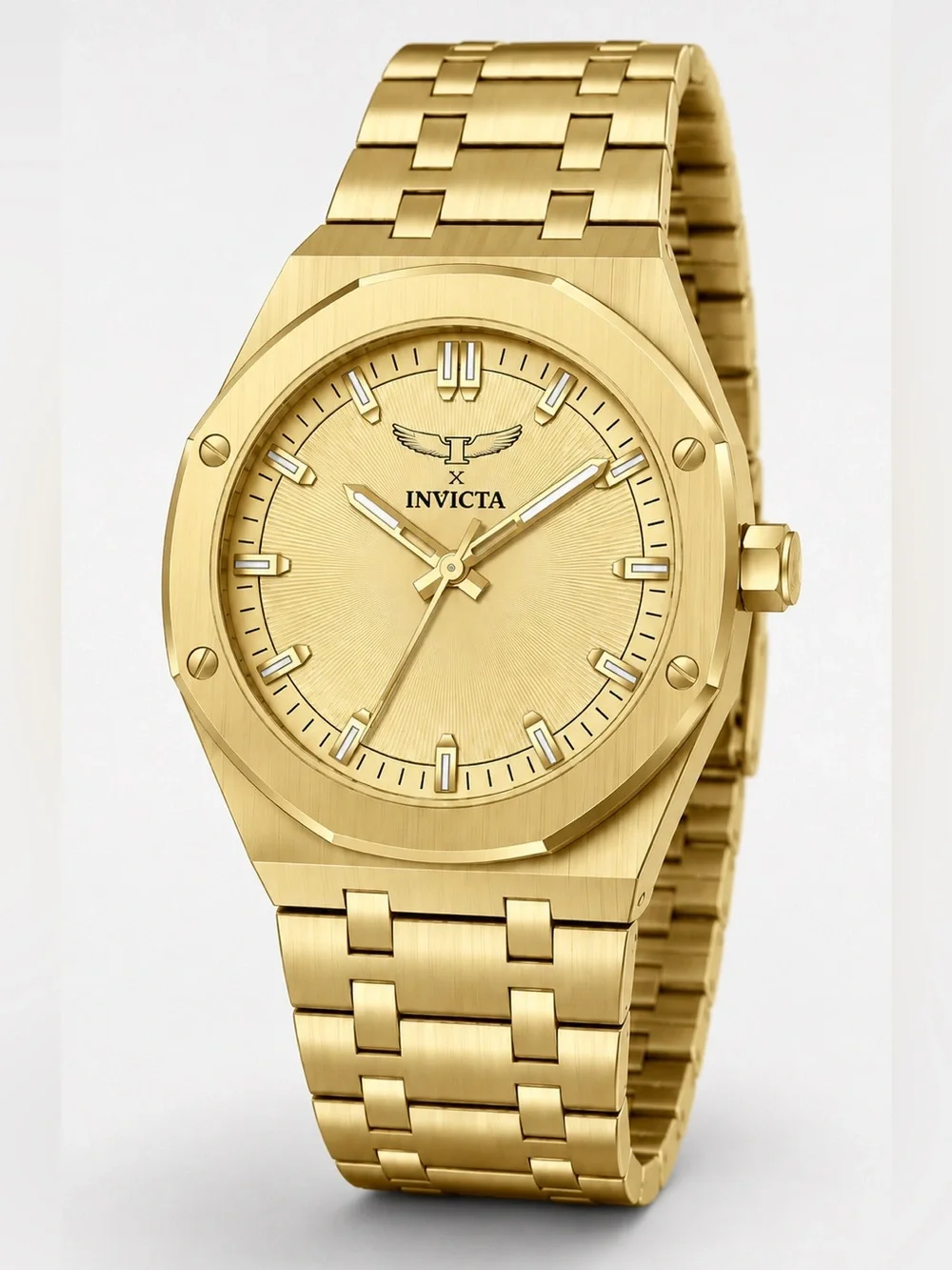 Invicta Specialty I Men's 42mm Gold Tone Quartz Watch 69962 NIB